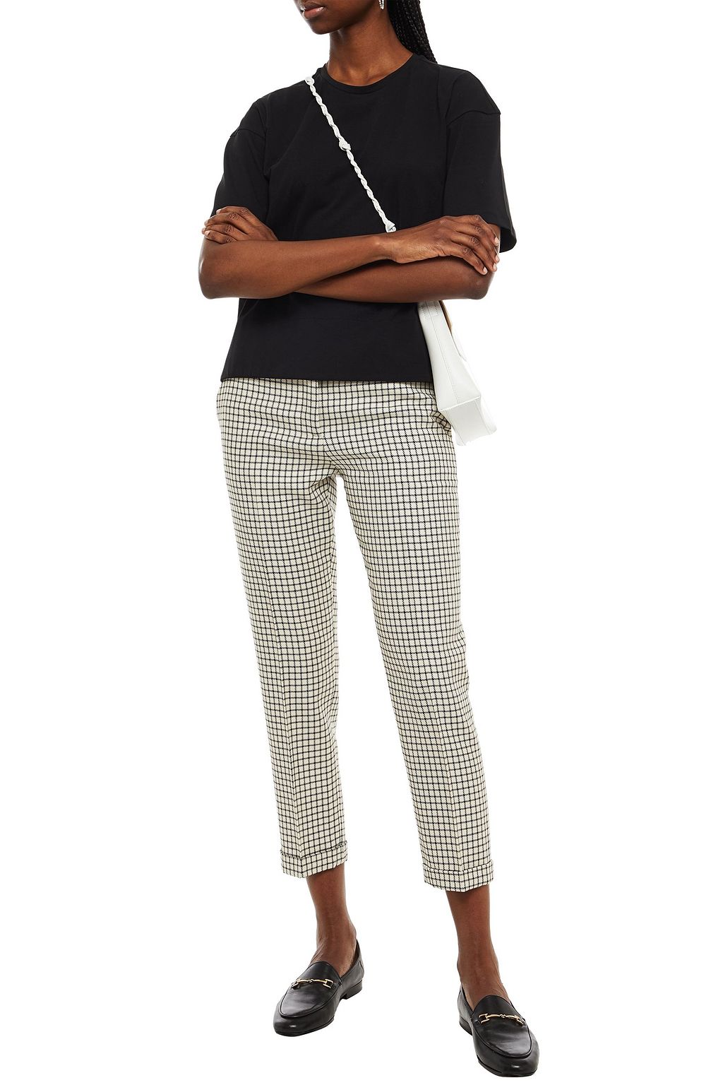 MAJE Cotton-blend jersey T-shirt