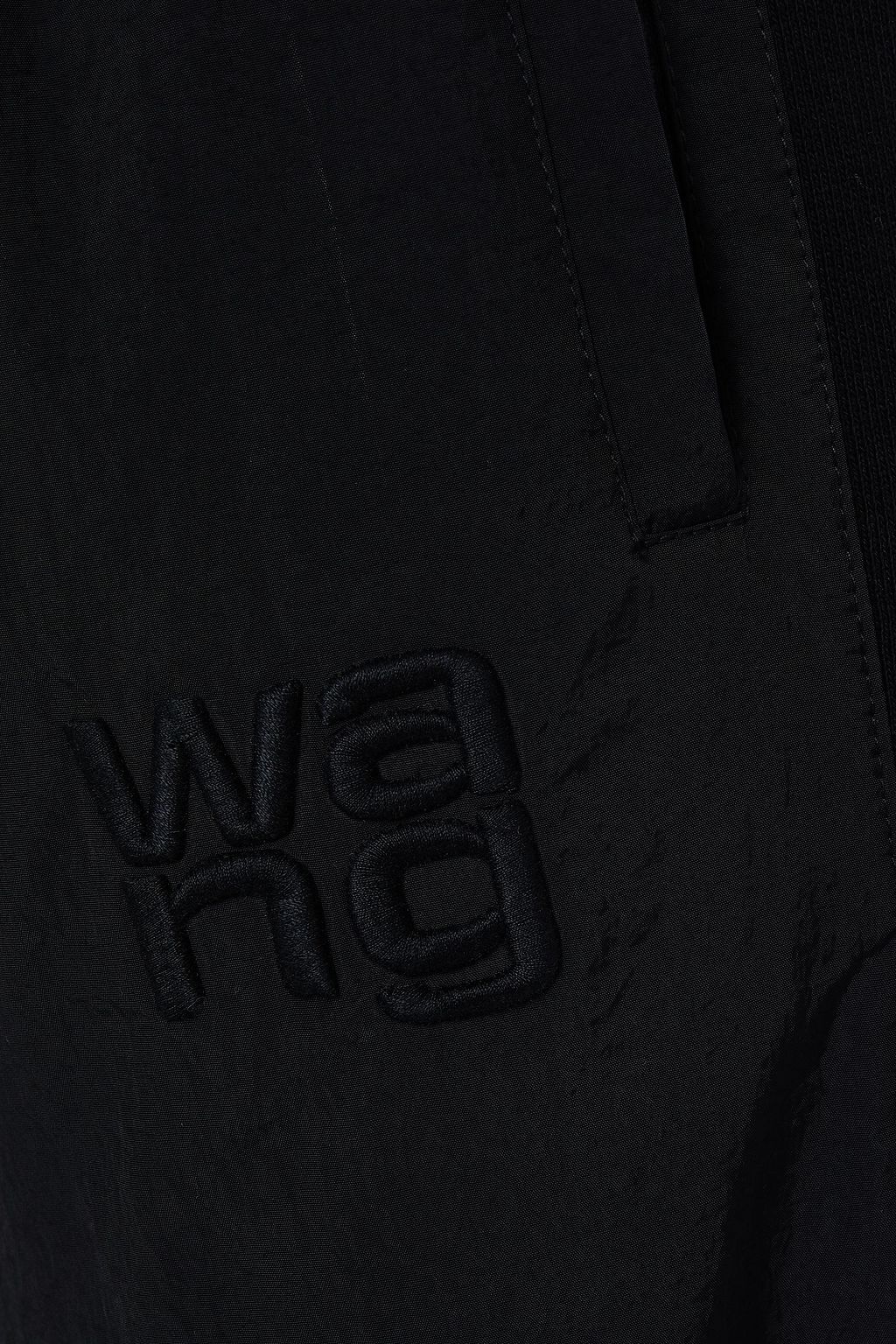 ALEXANDERWANG.T Shell-paneled fleece tapered pants