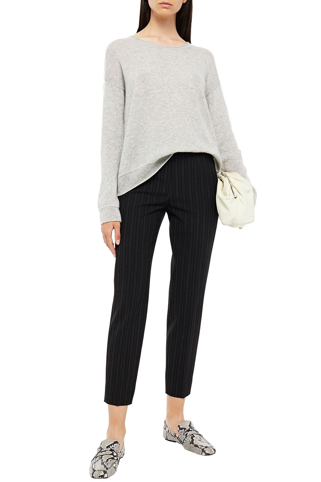 PIAZZA SEMPIONE Mélange cashmere sweater