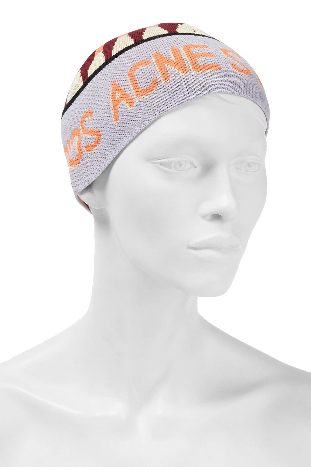 ACNE STUDIOS Intarsia cotton beanie