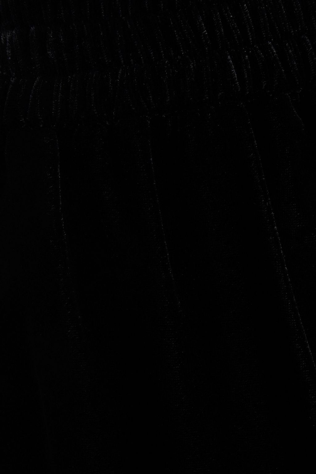 PIAZZA SEMPIONE Cropped velvet slim-leg pants