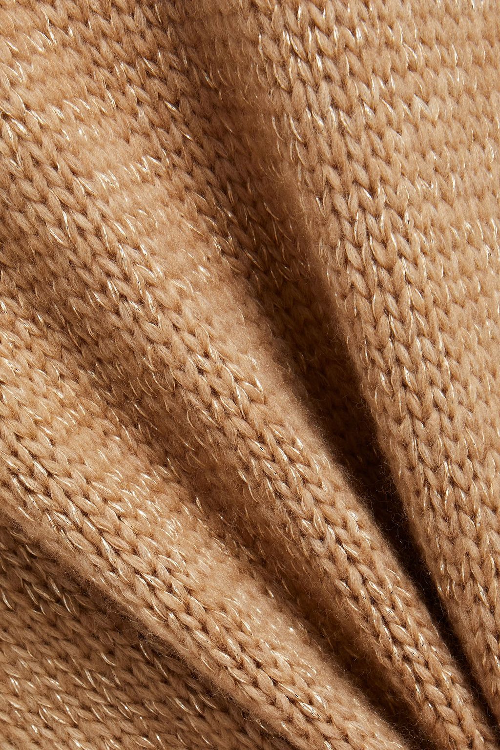 PIAZZA SEMPIONE Metallic mélange wool-blend turtleneck sweater