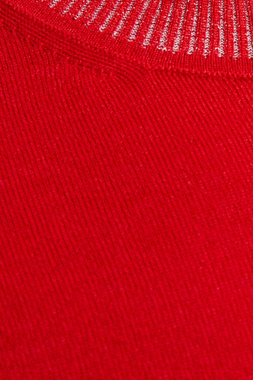 PIAZZA SEMPIONE Metallic-trimmed wool-blend sweater