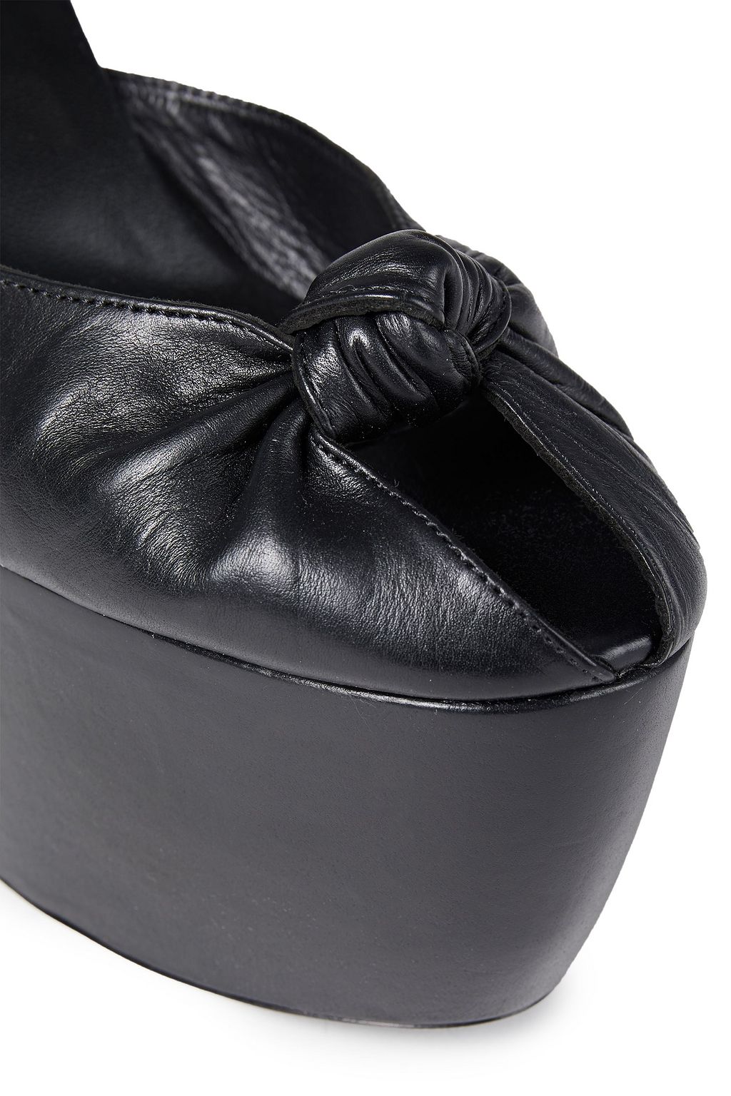 SIMON MILLER Rink knotted leather platform sandals