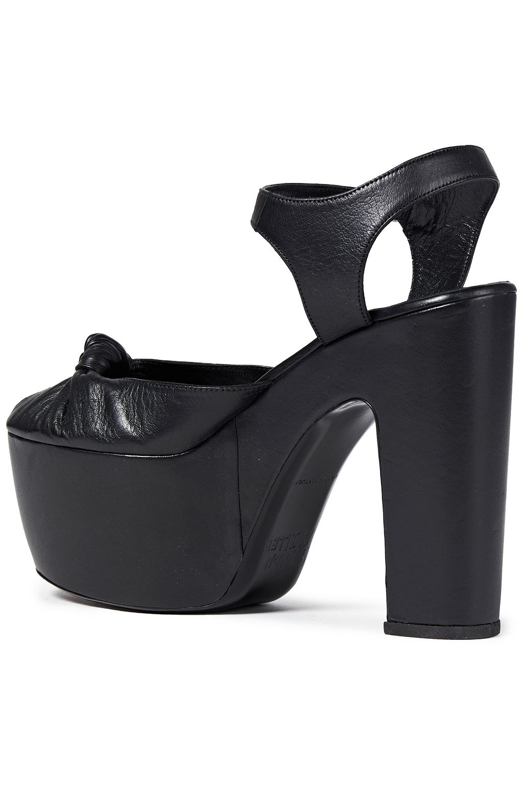 SIMON MILLER Rink knotted leather platform sandals