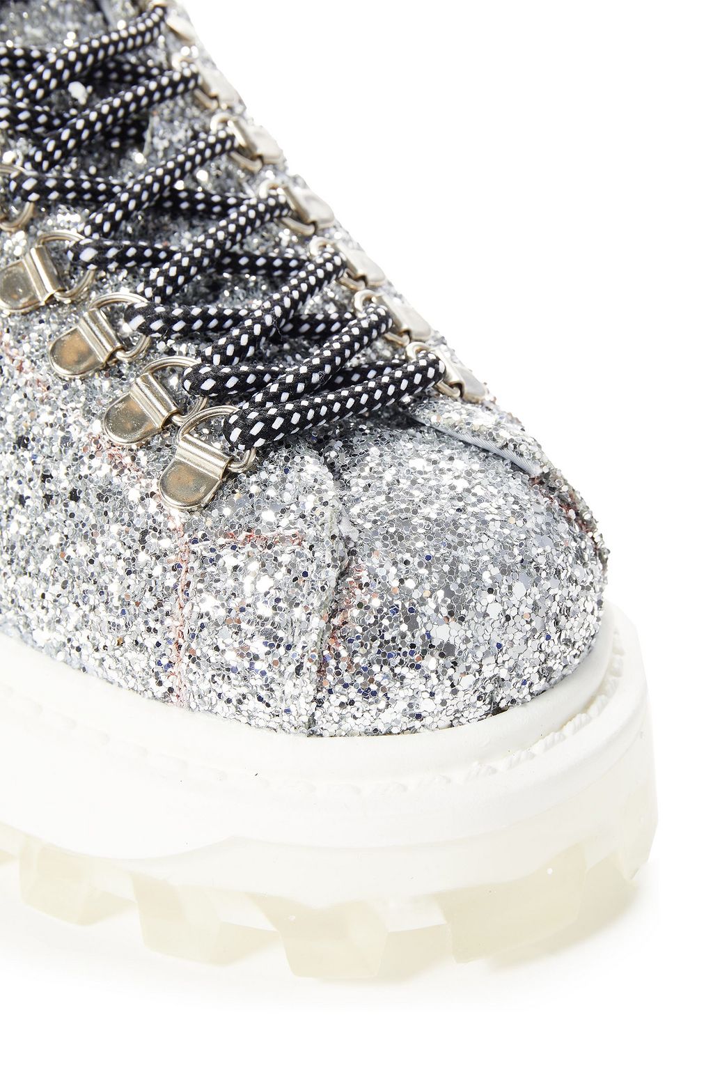 SIMON MILLER Low Tracker glittered shell ankle boots