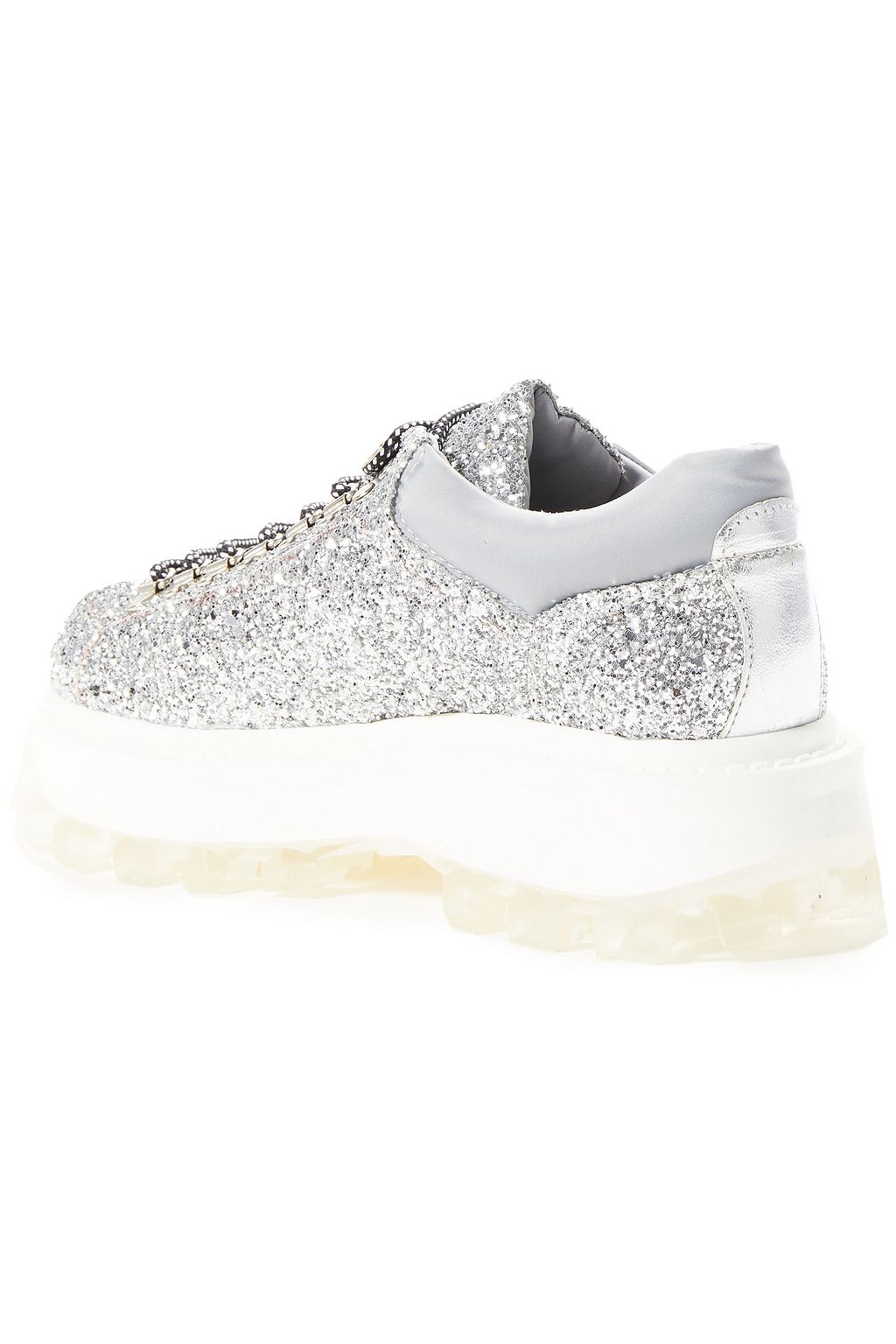SIMON MILLER Low Tracker glittered shell ankle boots