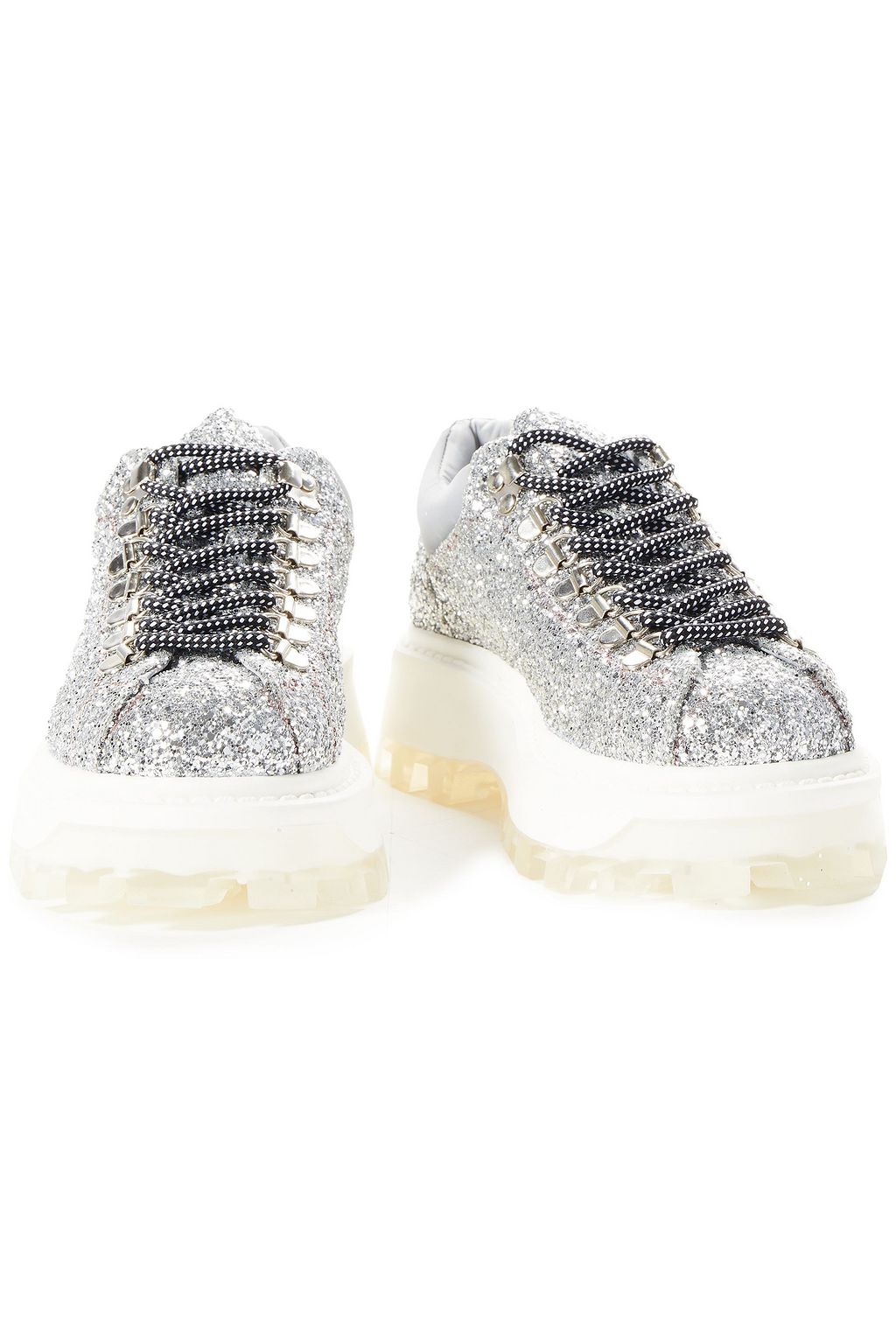 SIMON MILLER Low Tracker glittered shell ankle boots