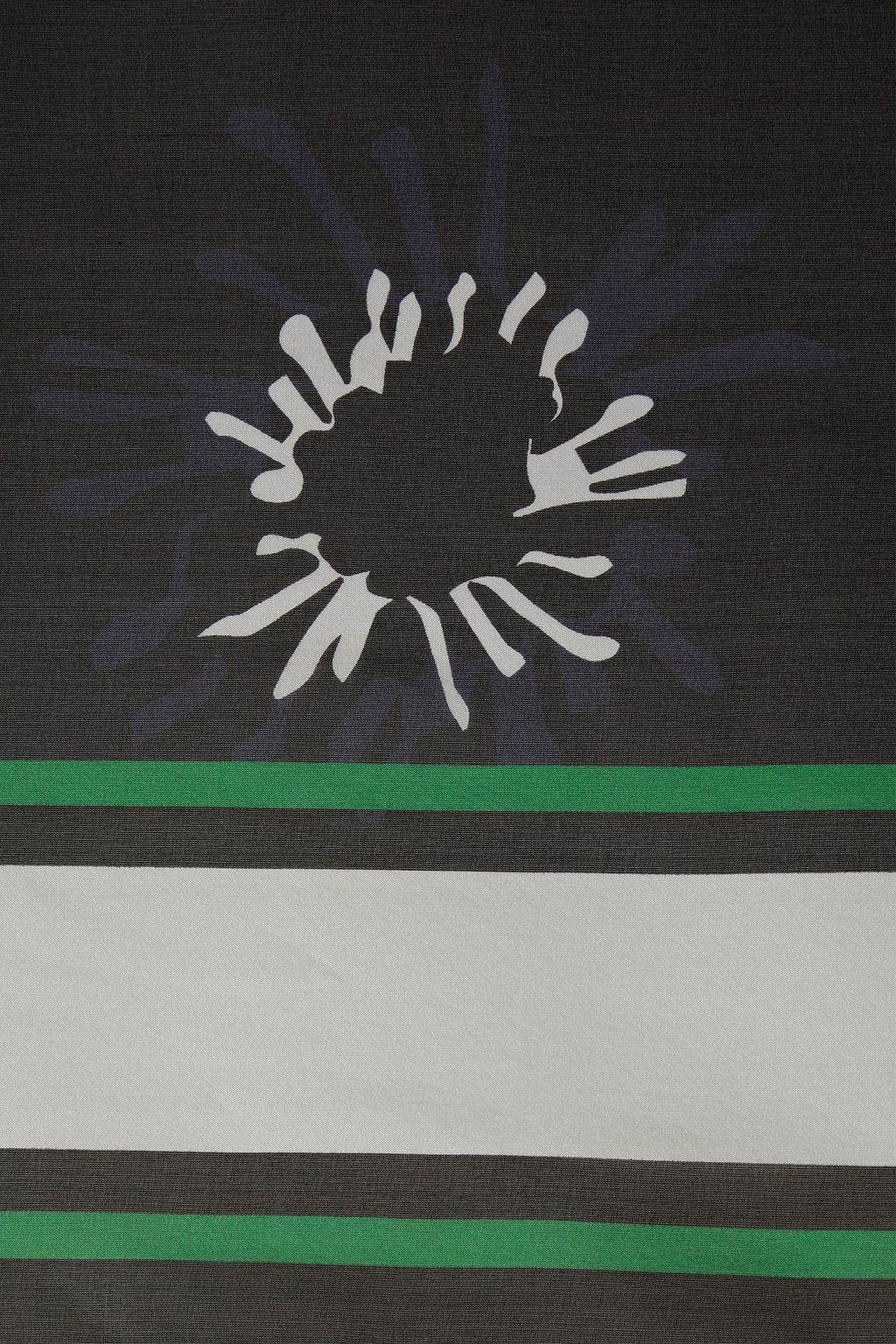 FURLA Like Stola printed silk-chiffon scarf