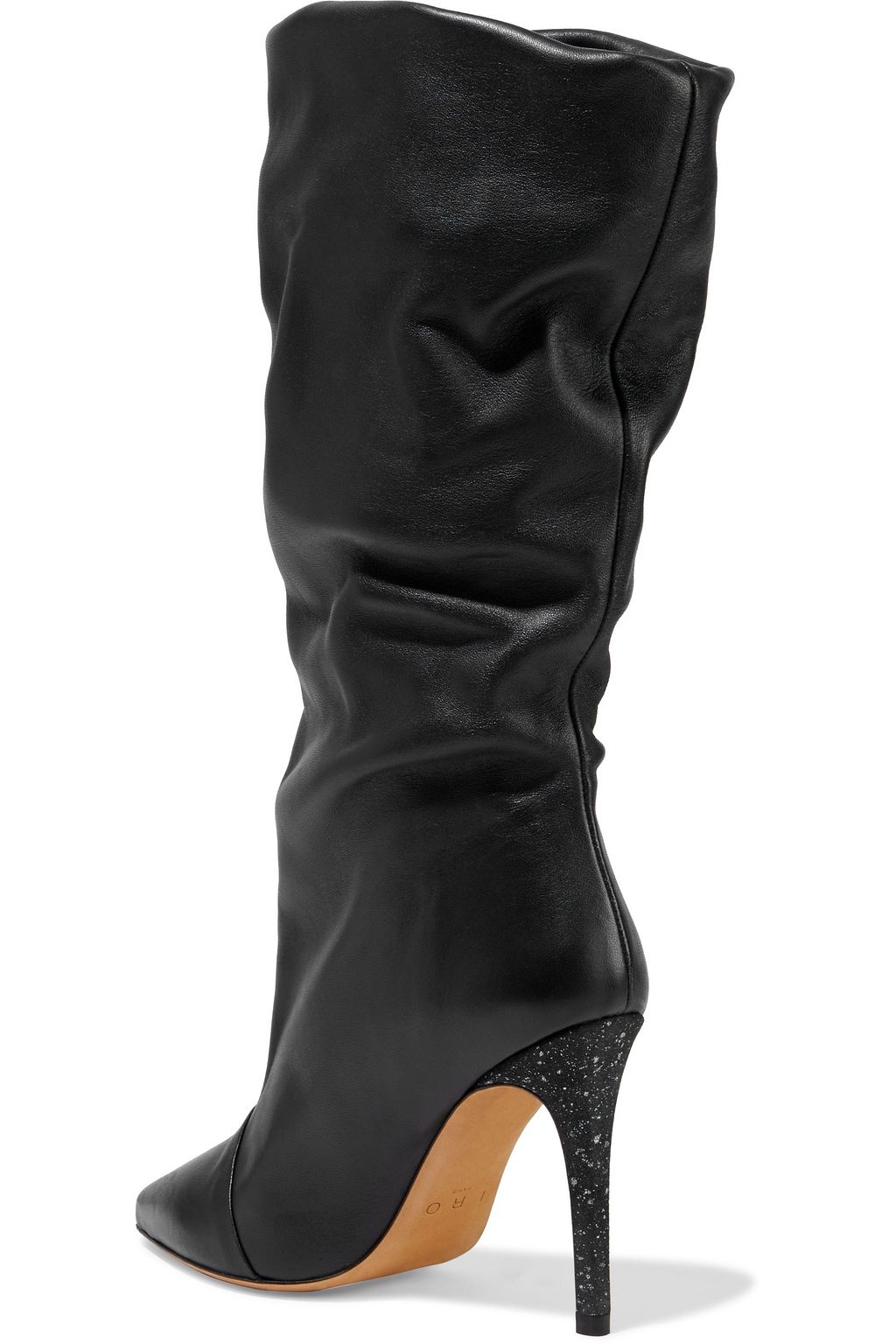 IRO Scabbia gathered leather boots