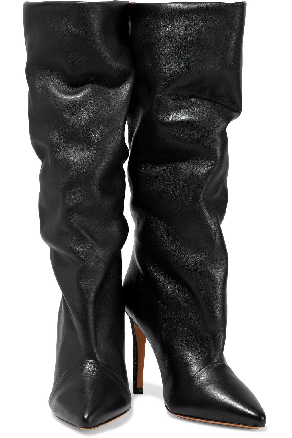 IRO Scabbia gathered leather boots