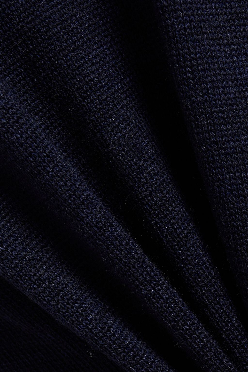 PIAZZA SEMPIONE Pointelle-trimmed wool turtleneck sweater