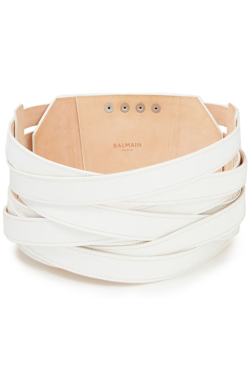 BALMAIN Gürtel aus Lackleder