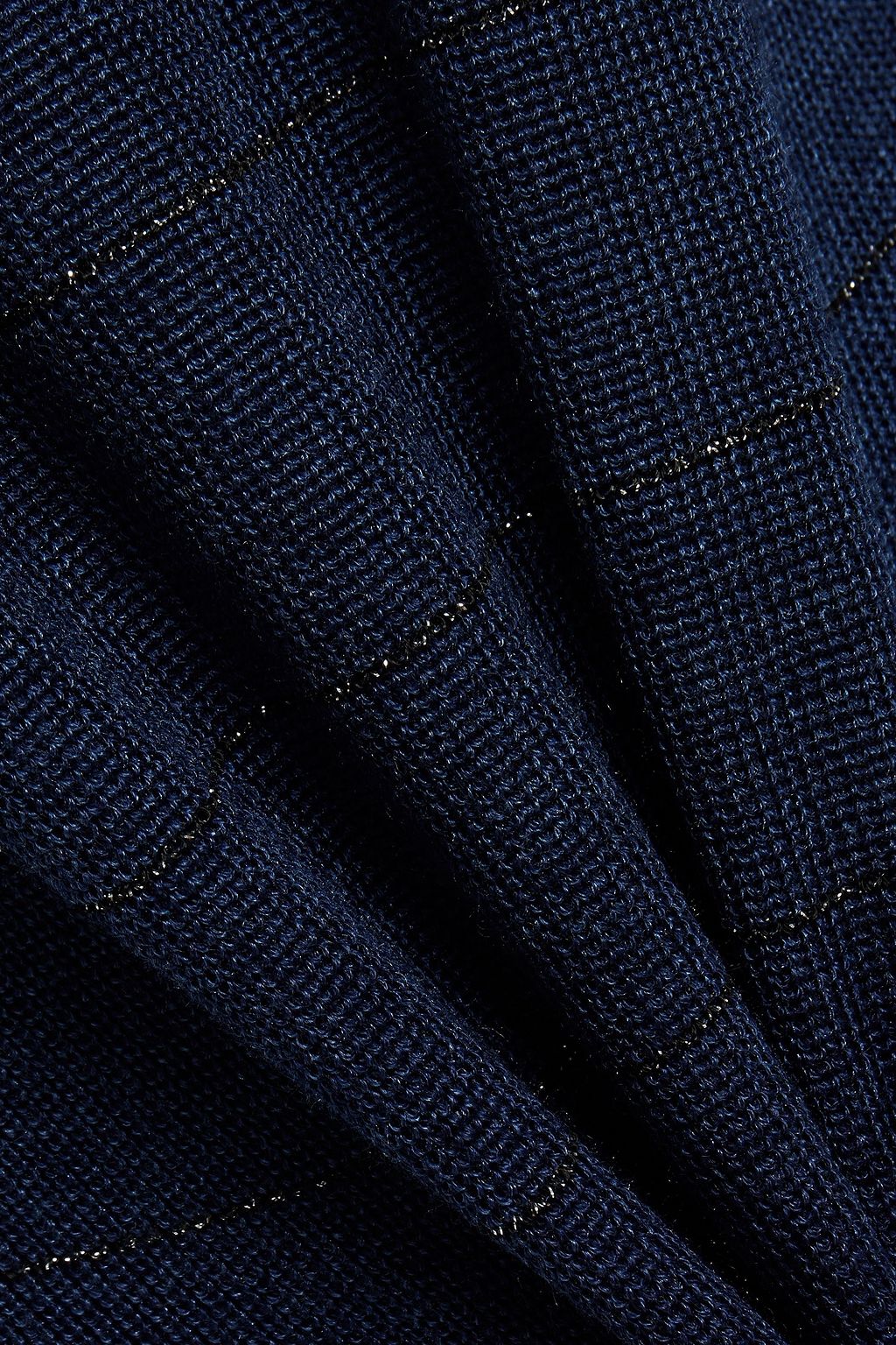 PIAZZA SEMPIONE Striped wool-blend turtleneck sweater