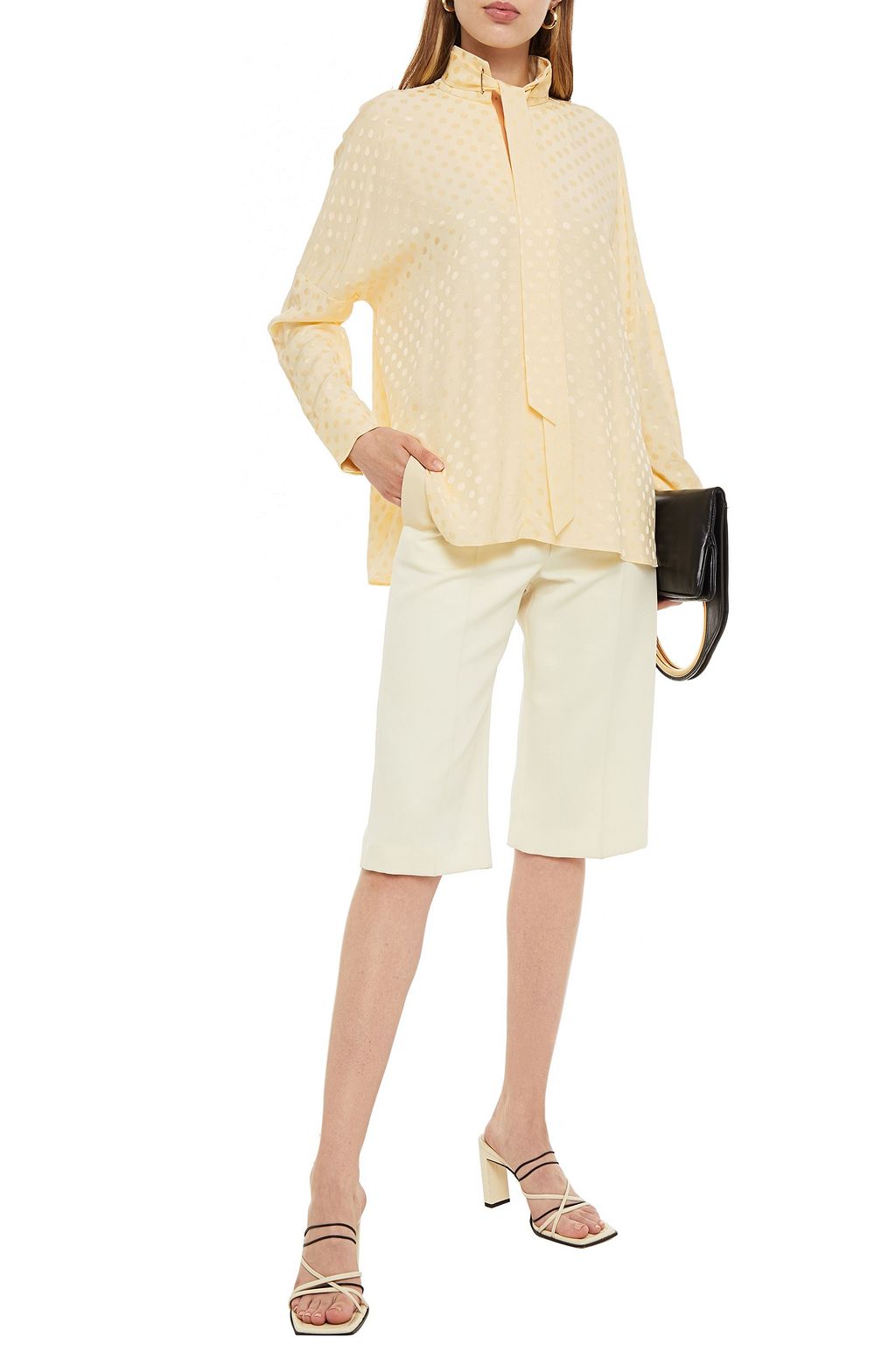 TIBI Jacquard top
