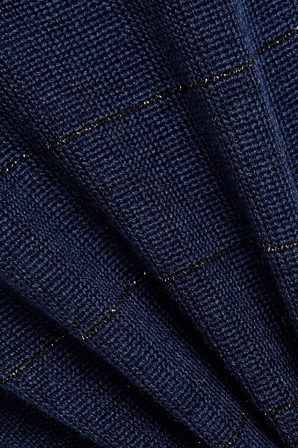 PIAZZA SEMPIONE Ribbed striped wool-blend sweater