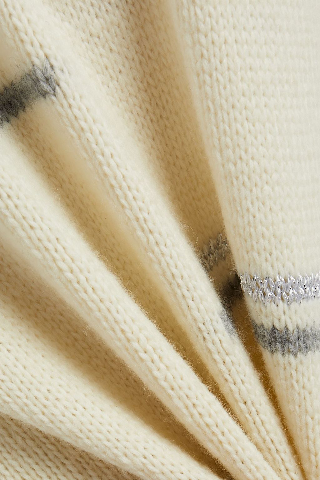 PIAZZA SEMPIONE Wool-blend intarsia sweater