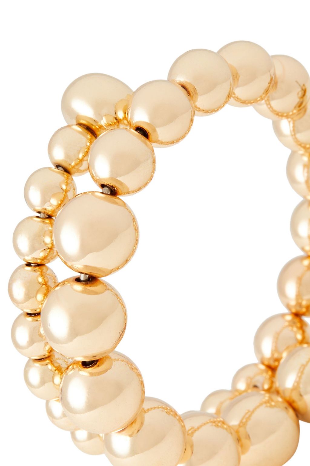 SIMON MILLER Silver-tone hoop earrings