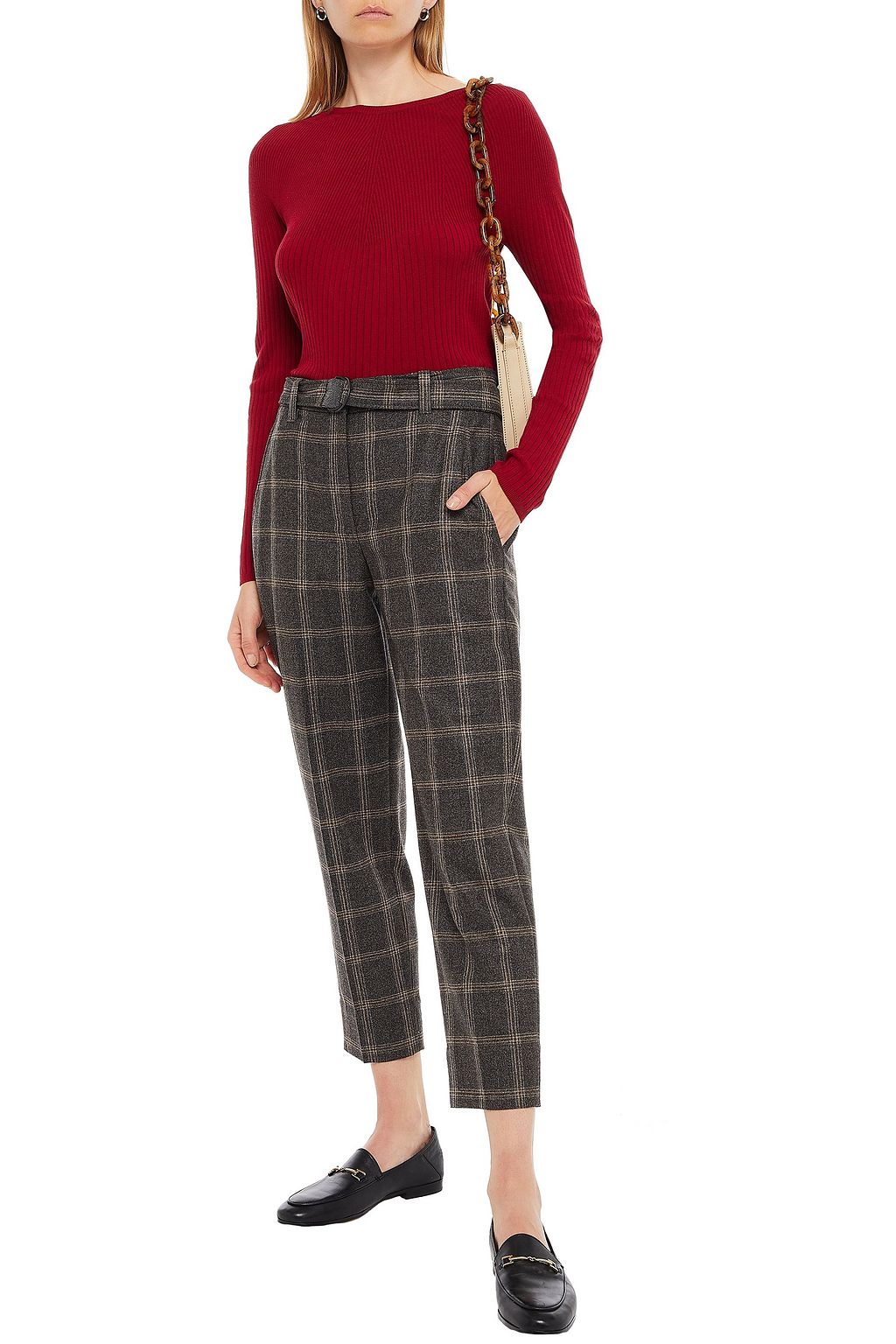PIAZZA SEMPIONE Ribbed-knit sweater