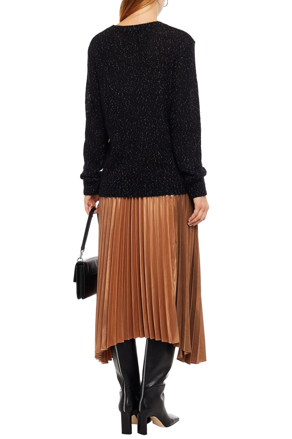 PIAZZA SEMPIONE Metallic knitted sweater