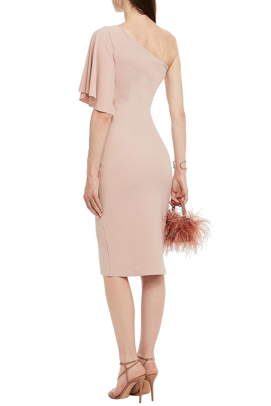 CHIARA BONI LA PETITE ROBE Romy one-shoulder ruched scuba dress