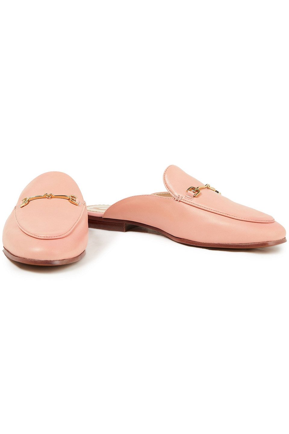 Sam Edelman Linnie Leather Slippers In Pink