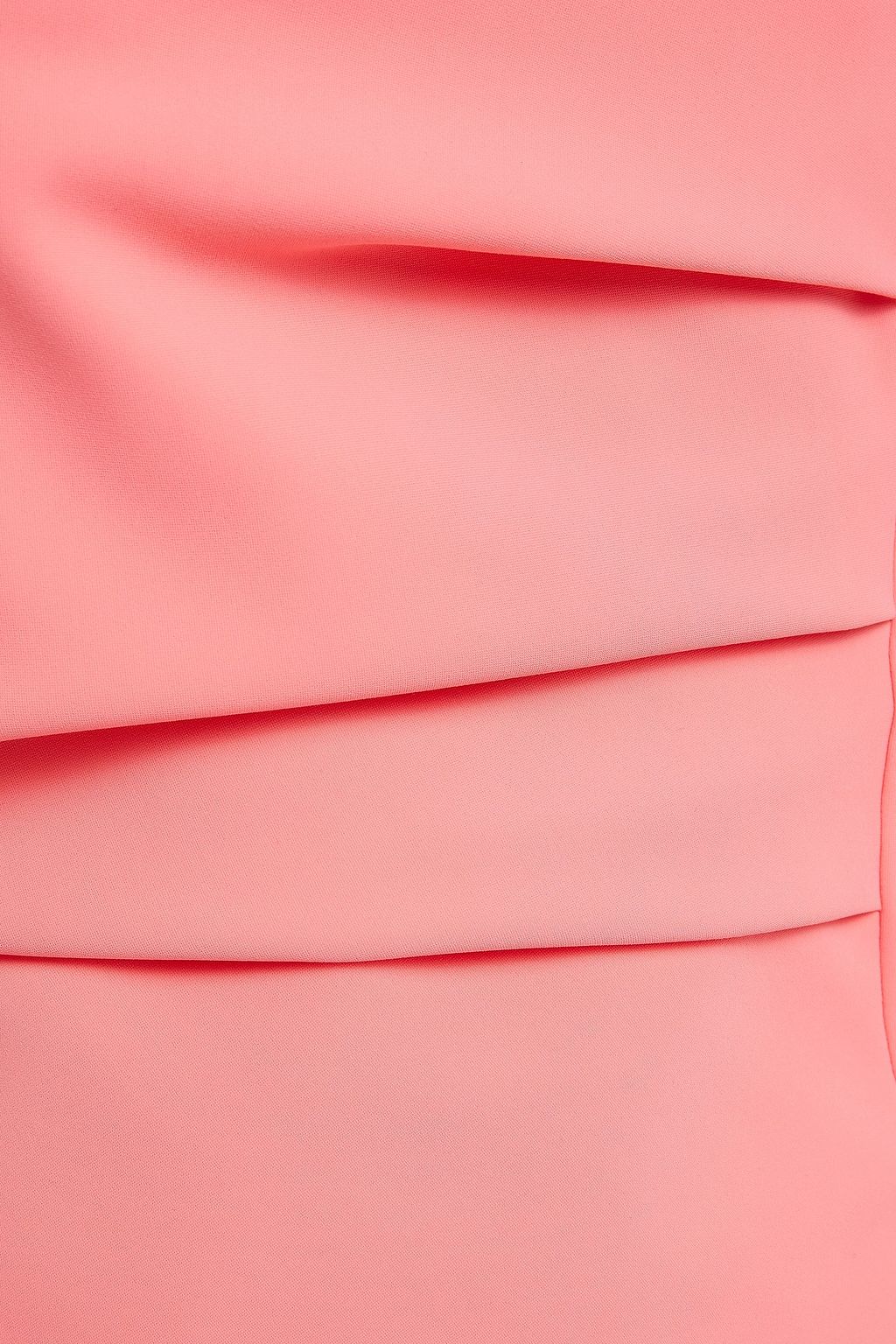 CHIARA BONI LA PETITE ROBE Achima layered pleated scuba dress