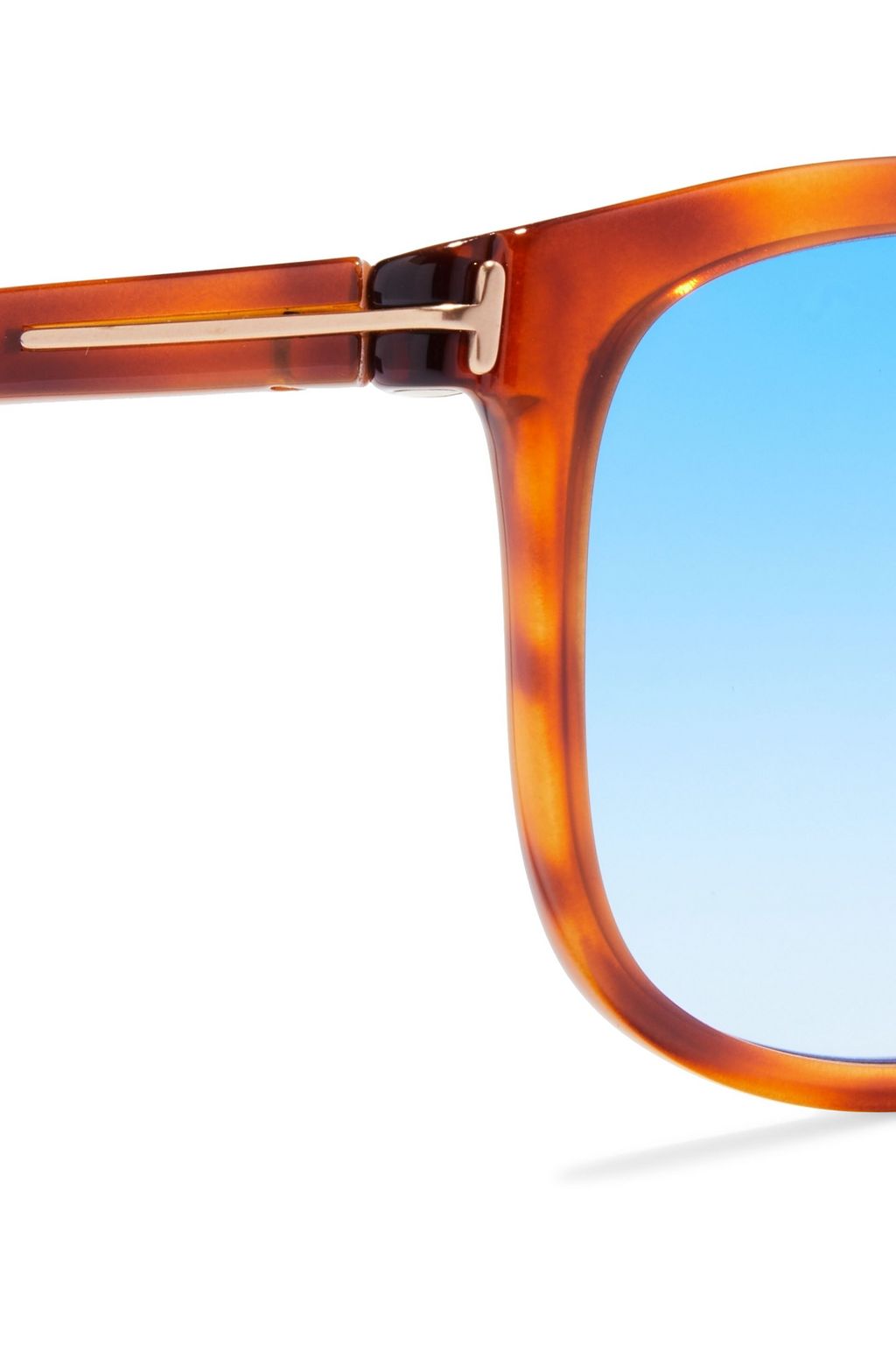 TOM FORD Fiona D-frame tortoiseshell acetate sunglasses