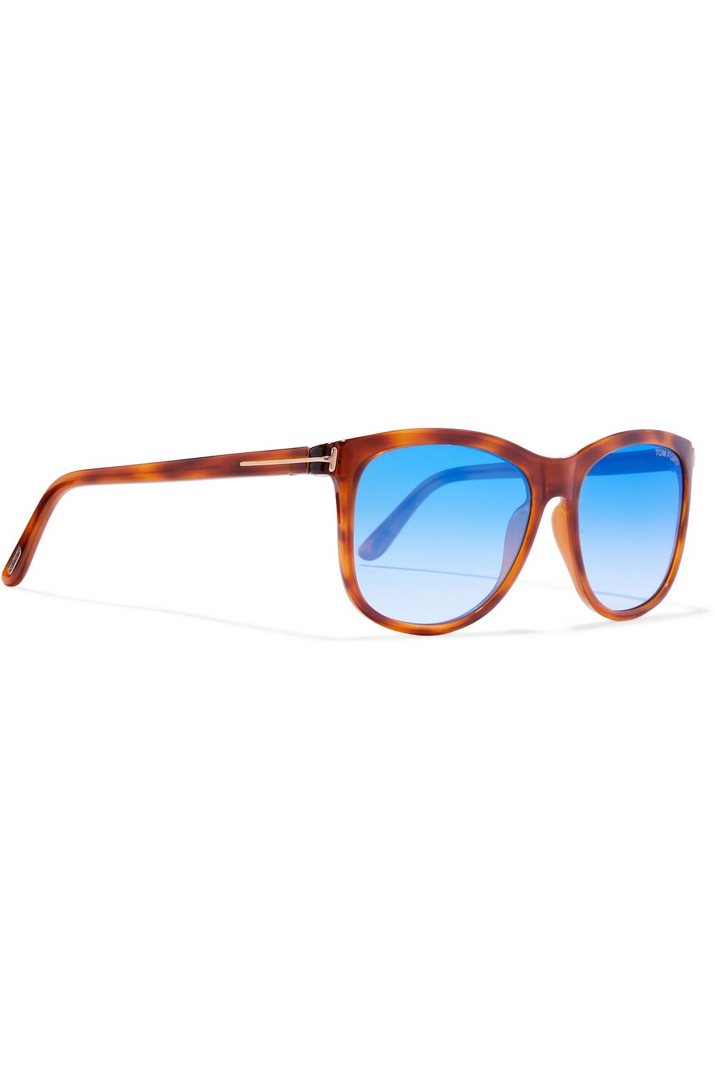 TOM FORD Fiona D-frame tortoiseshell acetate sunglasses