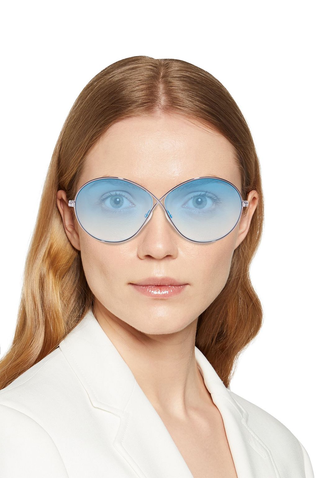 TOM FORD Cat-eye tortoiseshell acetate and gold-tone optical glasses