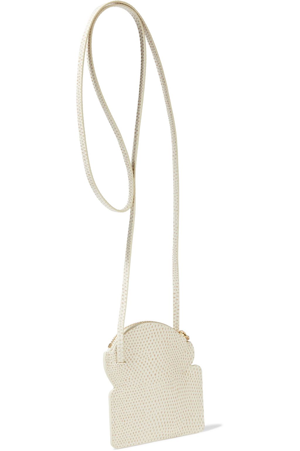 REJINA PYO Toastie lizard-effect leather pouch