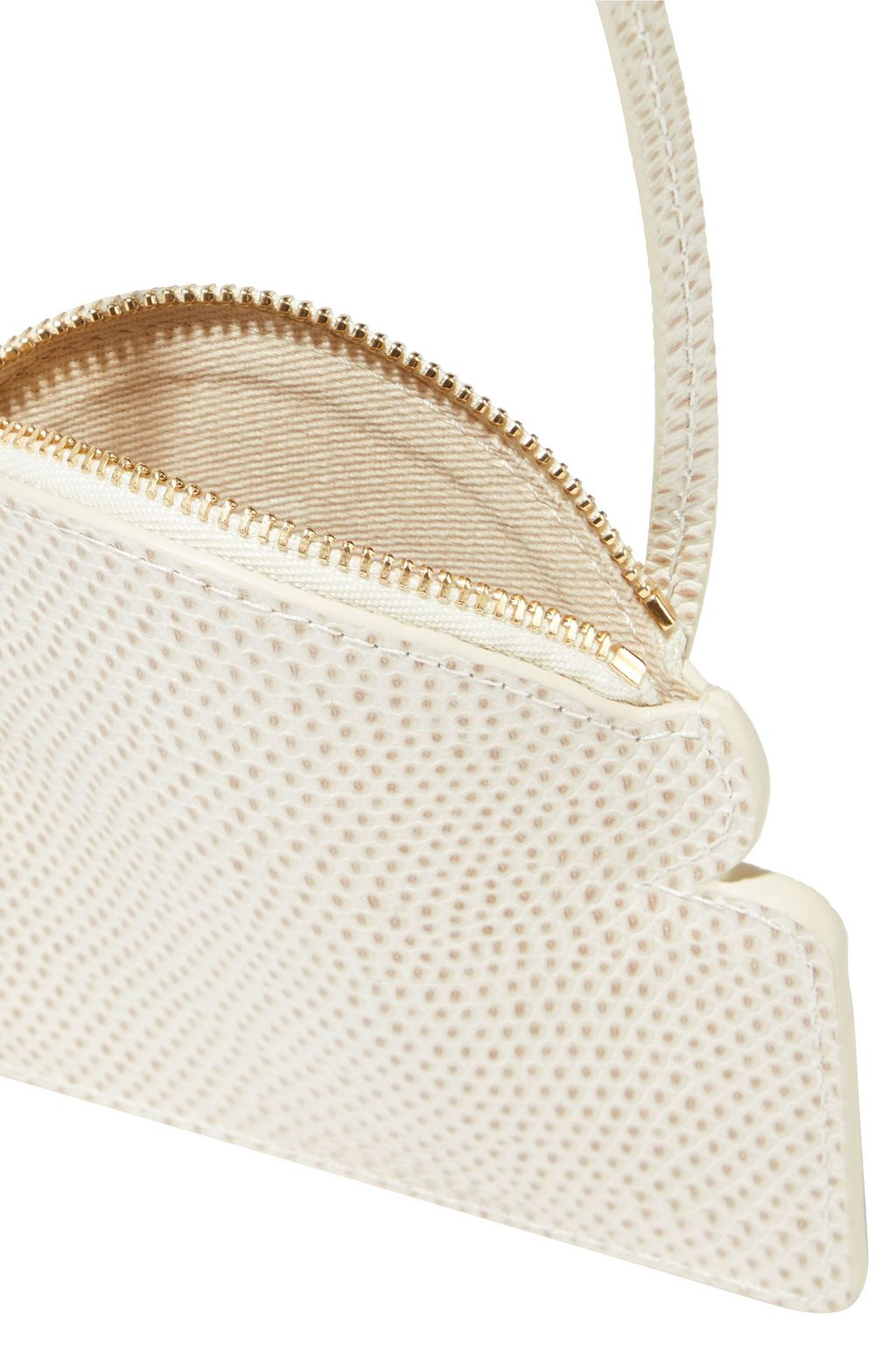 REJINA PYO Toastie lizard-effect leather pouch