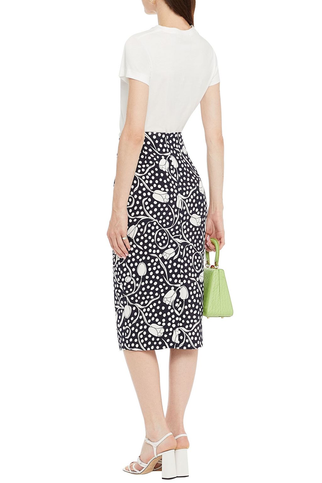 DIANE VON FURSTENBERG Printed cotton-jersey T-shirt