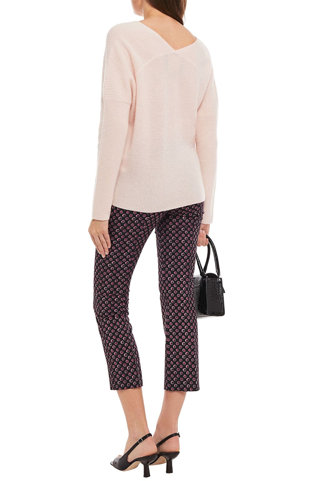 MAJE Mélange cashmere sweater