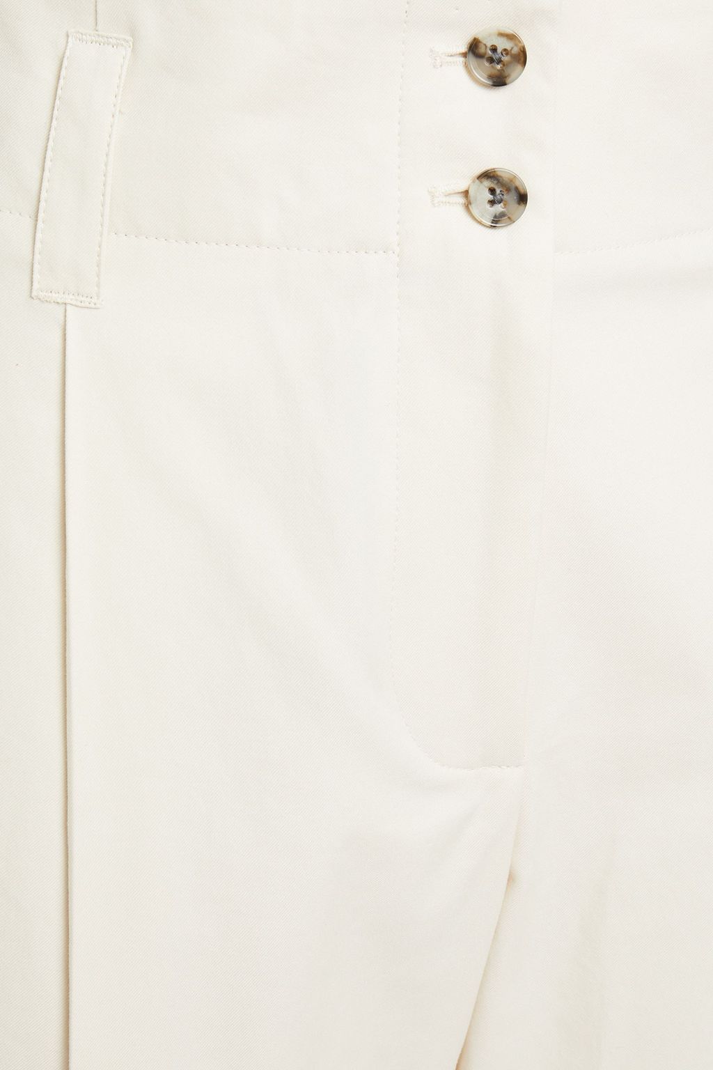 PAUL SMITH Pleated organic cotton straight-leg pants