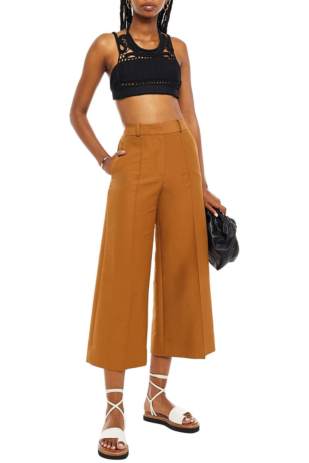 3.1 PHILLIP LIM Crochet-knit bra top