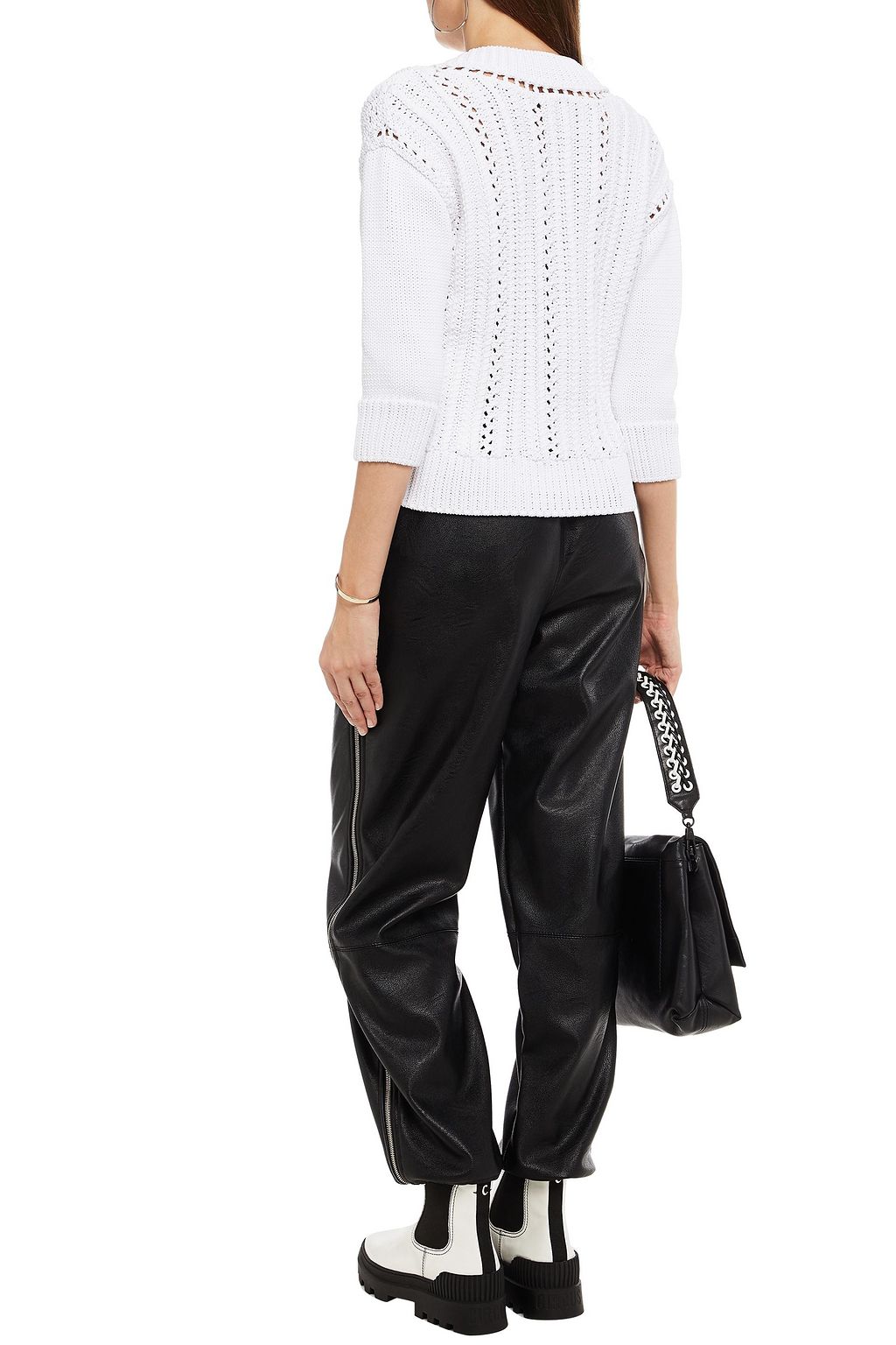 3.1 PHILLIP LIM Crochet-knit sweater