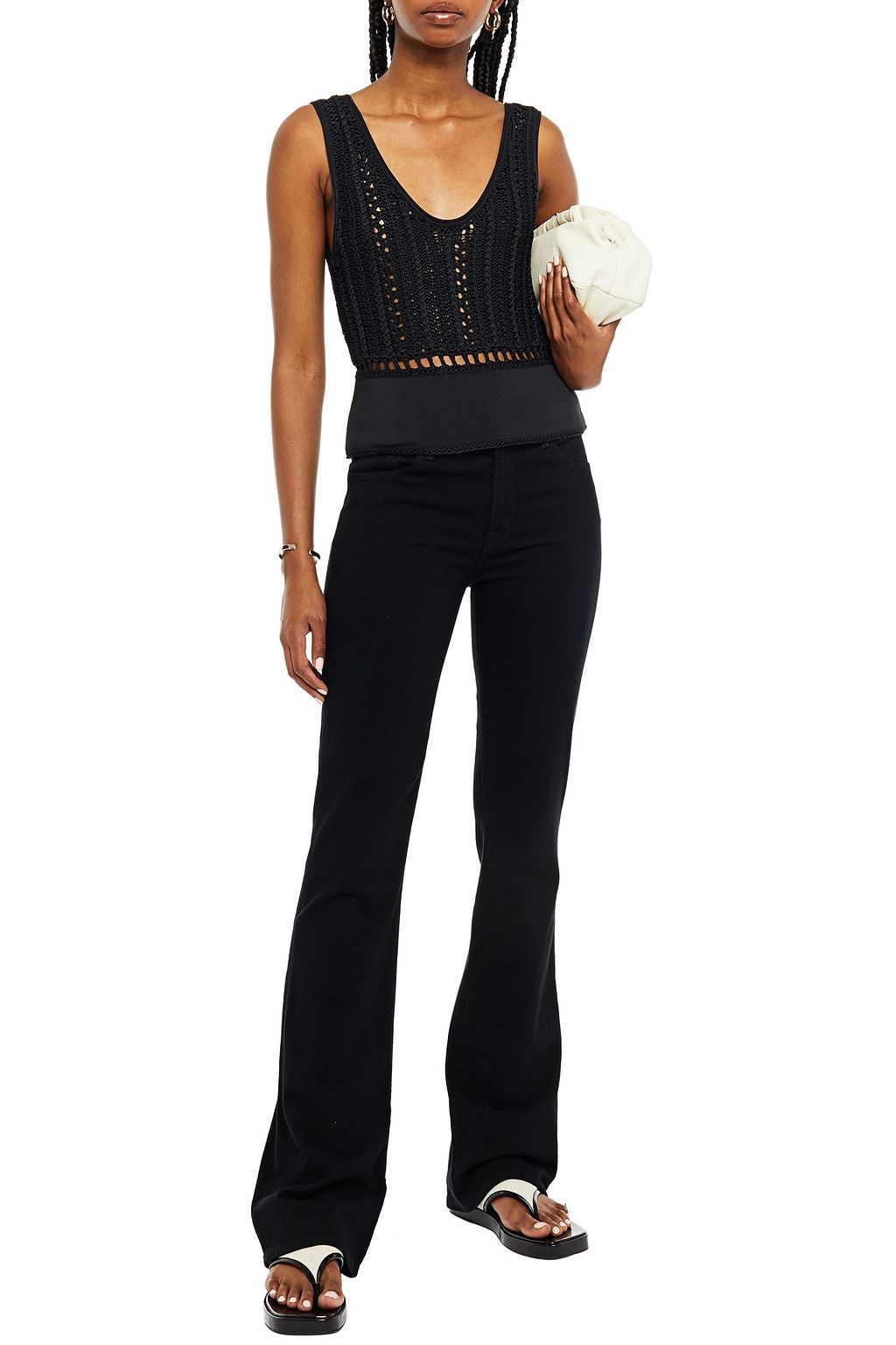 3.1 PHILLIP LIM Crochet-knit tank