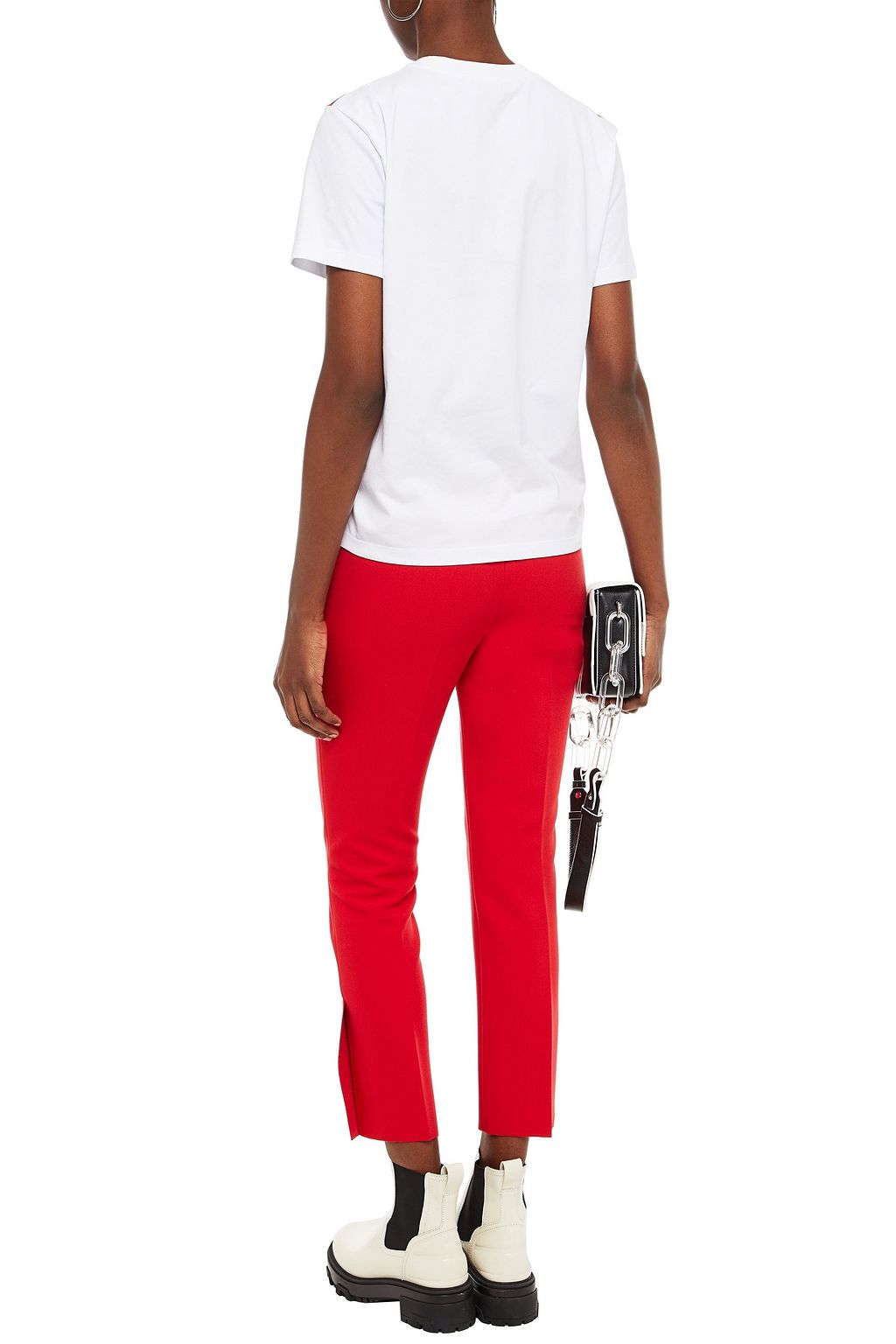 MSGM Crepe bootcut pants