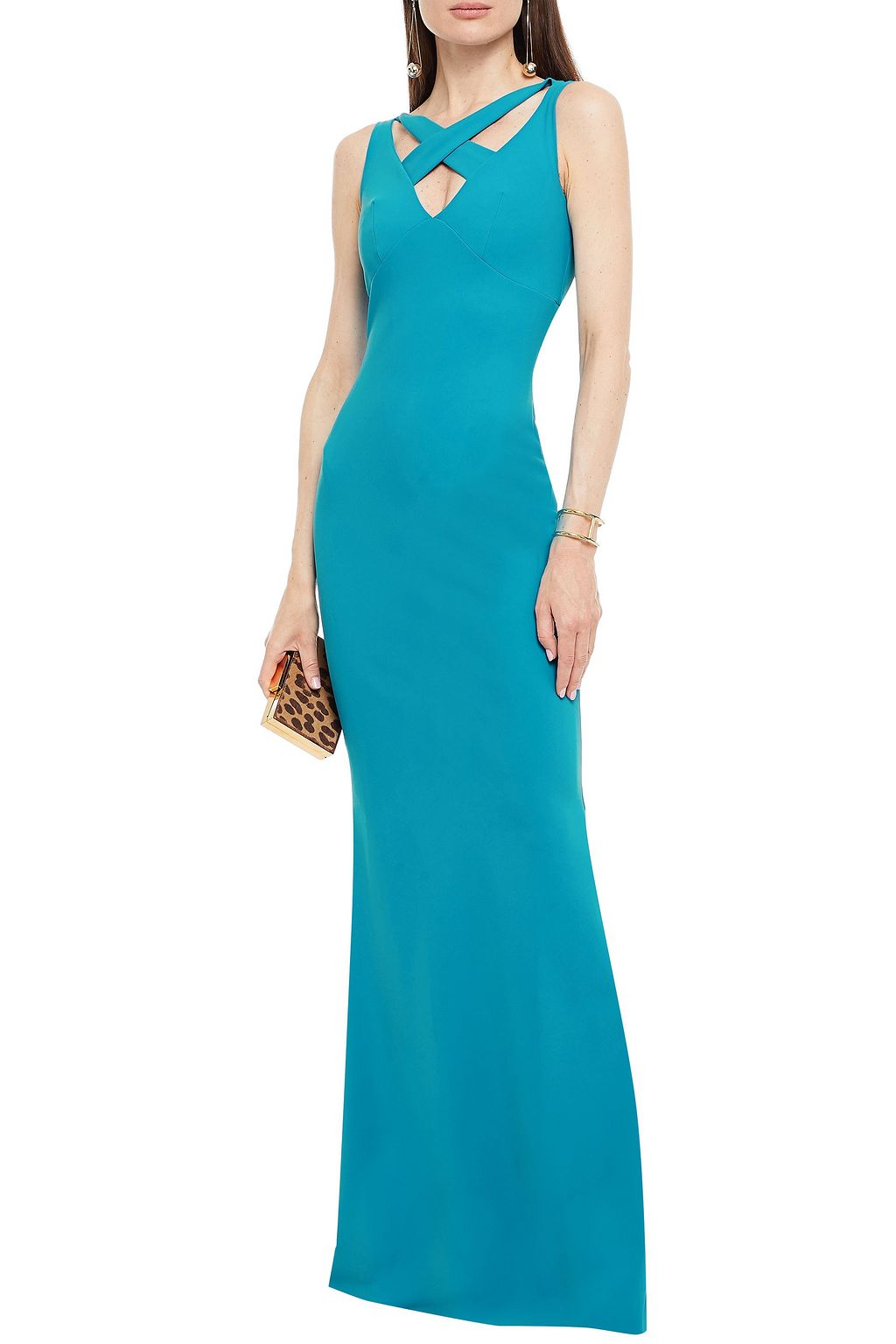 CHIARA BONI LA PETITE ROBE Clori cutout scuba gown