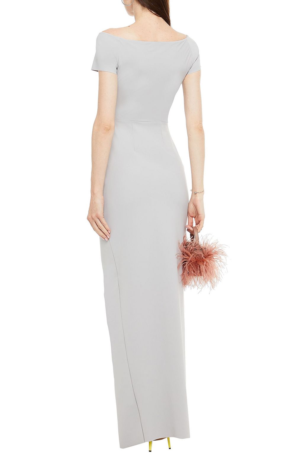 CHIARA BONI LA PETITE ROBE Devis pleated scuba maxi dress