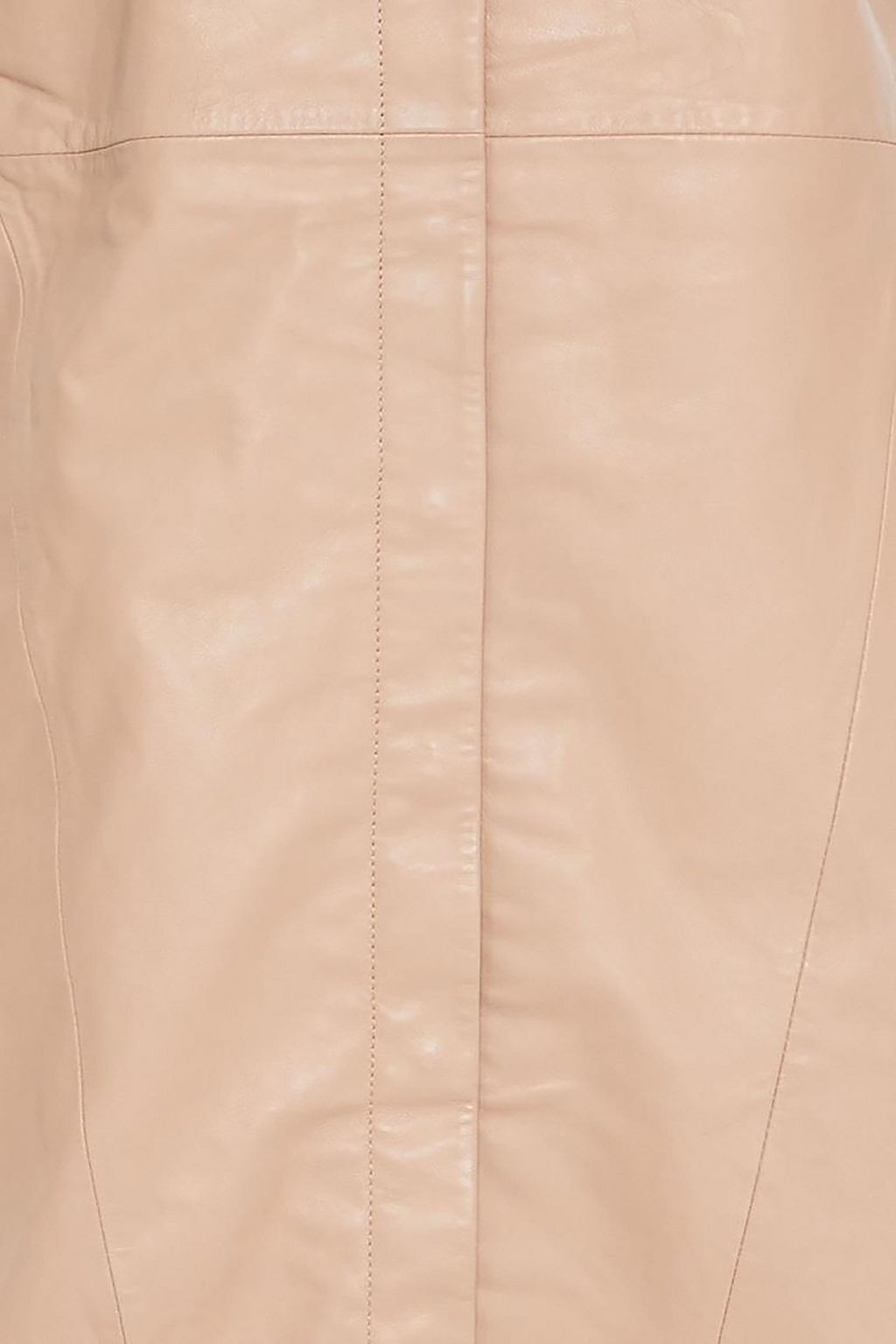 WALTER BAKER Santana leather mini shirt dress