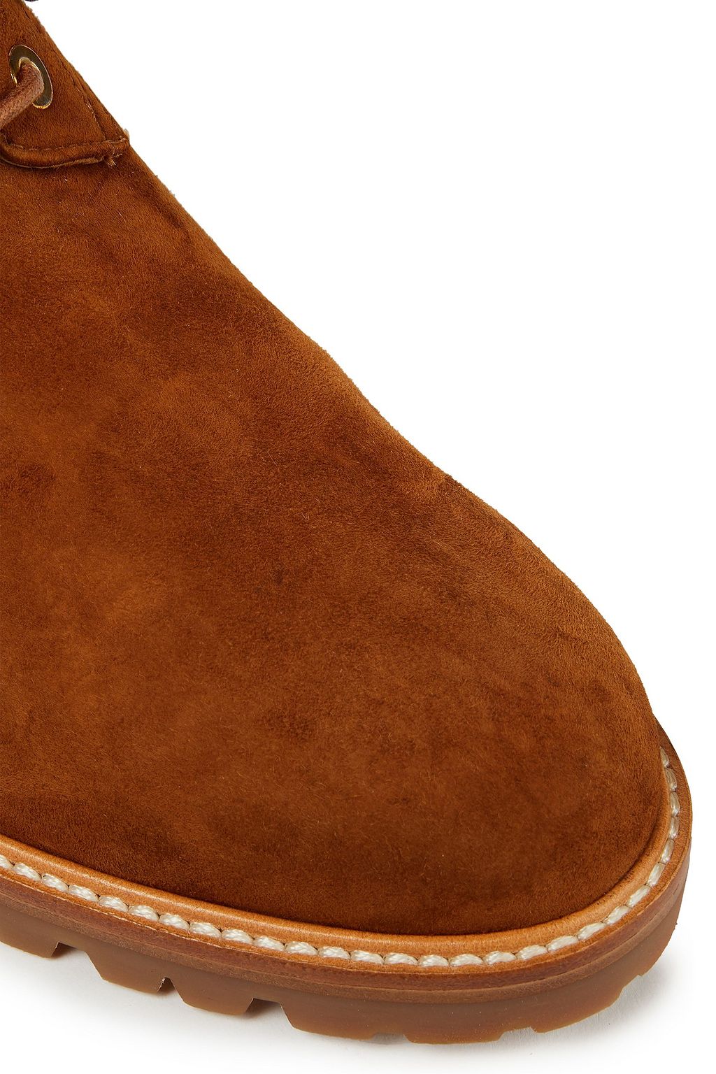 AQUAZZURA Night Rider embellished suede combat boots