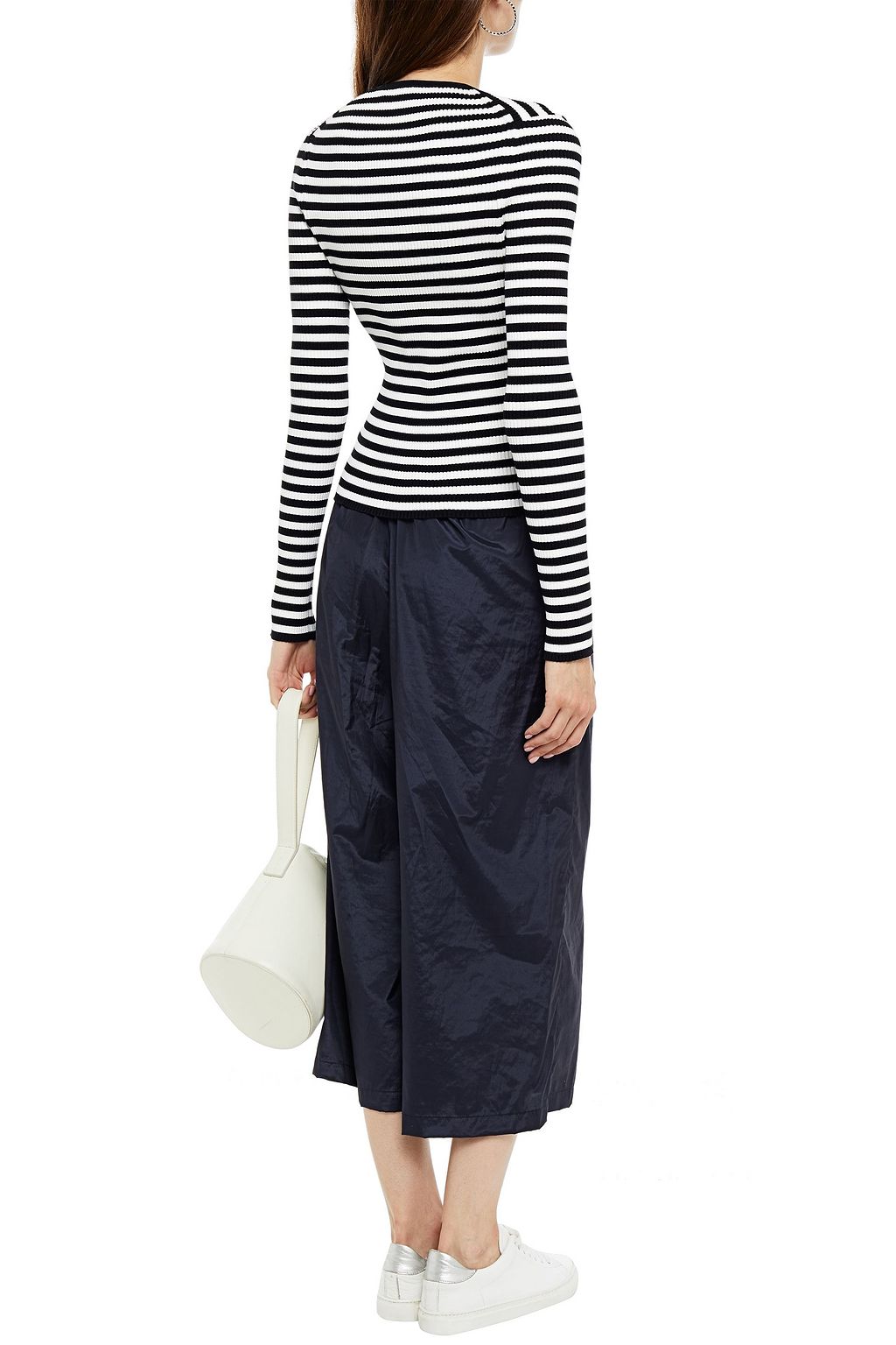 CLU Cotton-blend taffeta culottes