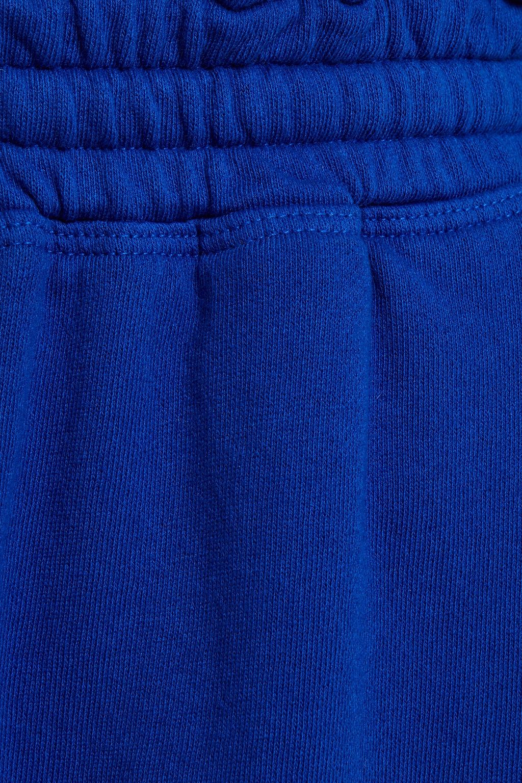 CLU French cotton-terry midi skirt