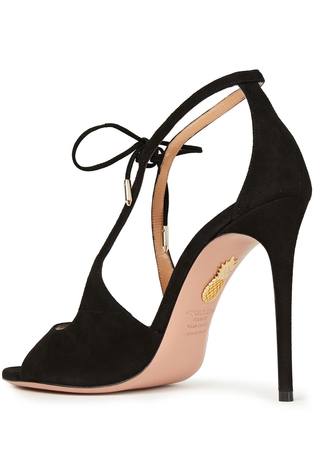 AQUAZZURA Oscar 105 suede sandals