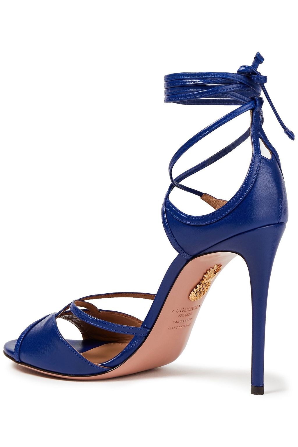 AQUAZZURA Nathalie 105 leather sandals