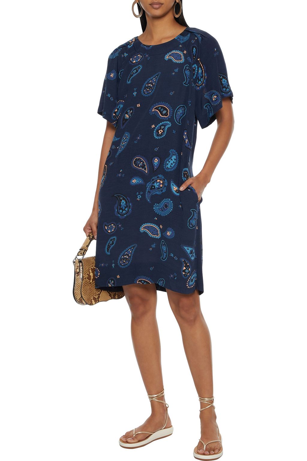 SEE BY CHLOÉ Printed crepe de chine dress