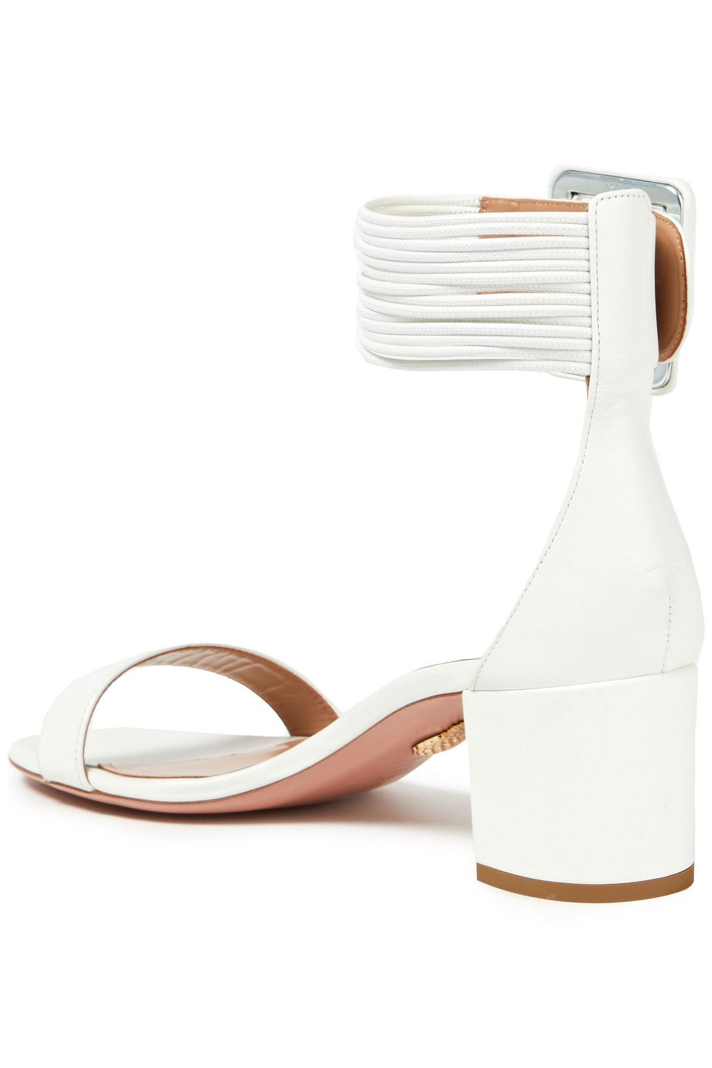 AQUAZZURA Casablanca 50 leather sandals