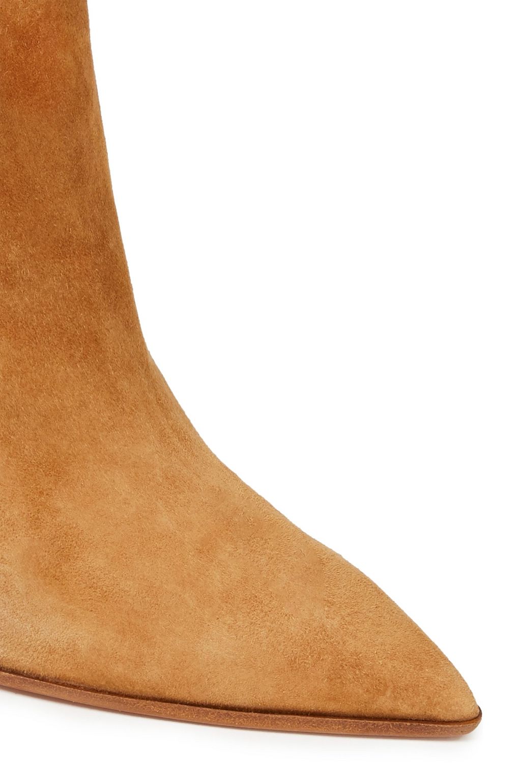 AQUAZZURA Sartonal 95 tasseled suede ankle boots
